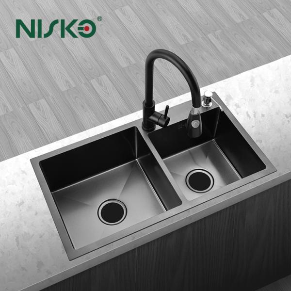 304 Stainless Steel Kitchen Double Bowl Sinks Handmade Customized