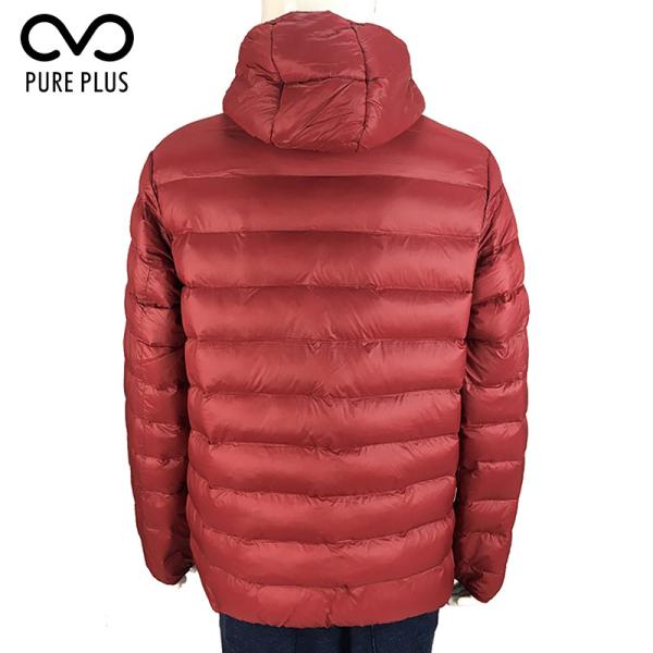 Fashionable Mens Red Padded Jacket High Protection Strong Wear Resisting
