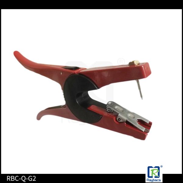Automatic Ear Tag Applicator Red  Colour 255 * 105 * 21mm Easy Operation