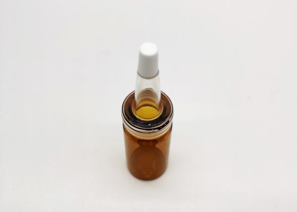 Pearl luster Amber Color 10ml Glass Cosmetic Bottle