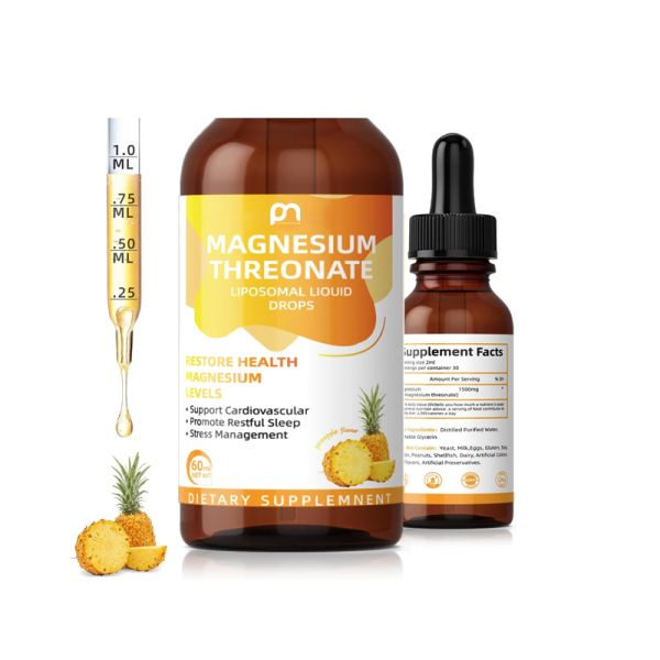 Magnesium Threonate Liposomal Liquid Drops Promote Restful Sleep Stress Management
