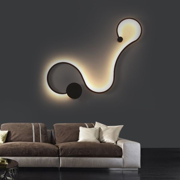 Retro Wall Lamps Bedroom Study Living Balcony Acrylic Lights Home Deco In White Black Iron Sconce Led Lights (WH-VR-11)