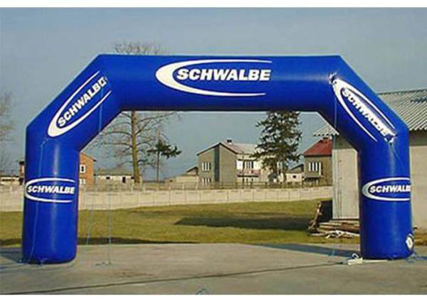 Party / Events Logo Printed Advertising Inflatable Arch Double And Quadruple Stitching