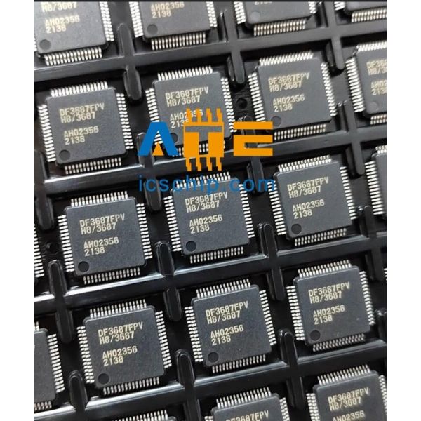 HD64F3687FPV H8 300H series Microcontroller Renesas IC MCU 16BIT 56KB FLASH 64LQFP DF3687FPV