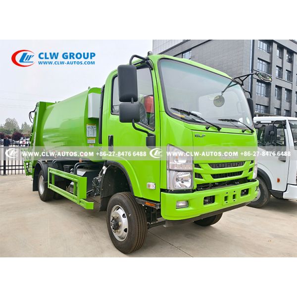 I-SUZU 700P 4x4 RHD 190hp Garbage Compactor Truck and 9m³ Compaction Volume