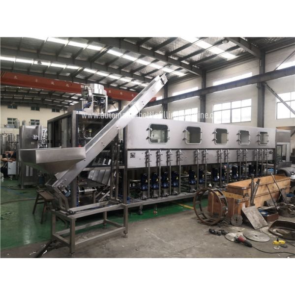 Turnkey 5 Gallon Water Bottling Machine With Decapper