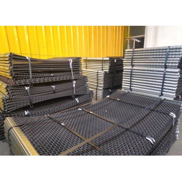 Crusher And Screening Parts 500mm Vibrating Screen Mesh Plain Weave