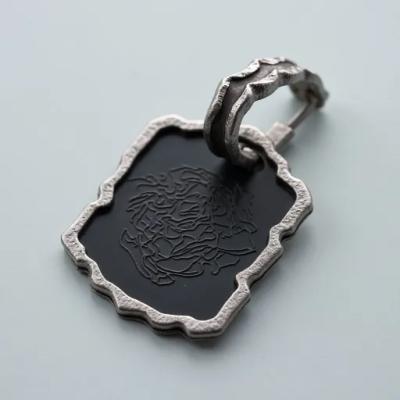 Retro Pattern Men's Pendant Necklace:Timeless Elegance for Gentleman