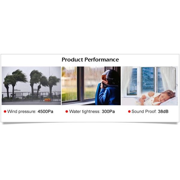 High Strength Waterproof Aluminium Windows And Doors Anti - Leakage Design