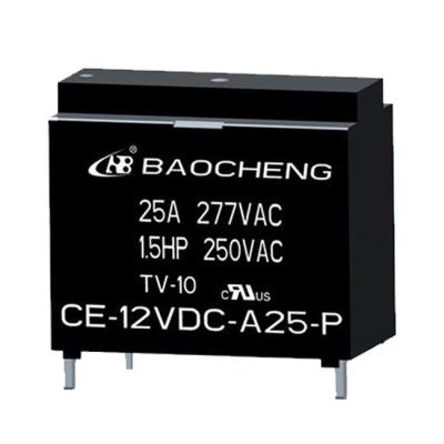 Relé Baocheng de comutação de alta carga para Powerhouse CE-12VDC-A25-P