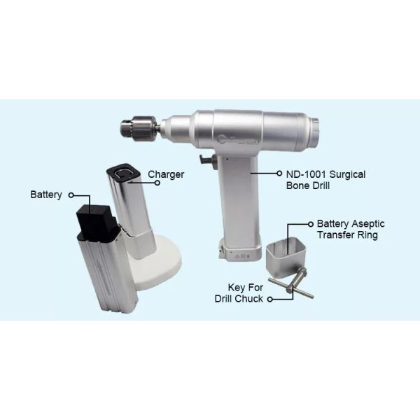 Электрические инструменты ISO9001 электрического протезного сверла Alumium хирургические