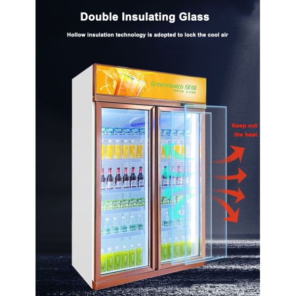 Охладитель дисплея напитка OEM 3 стеклянные дверей/холодильник холодного напитка