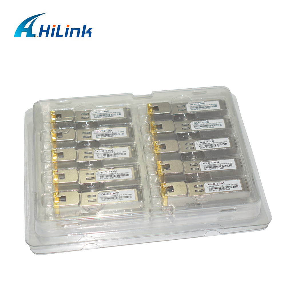 Промышленная медь 100BASE-T SFP 155M/s RJ45 ранга для быстрых локальных сетей