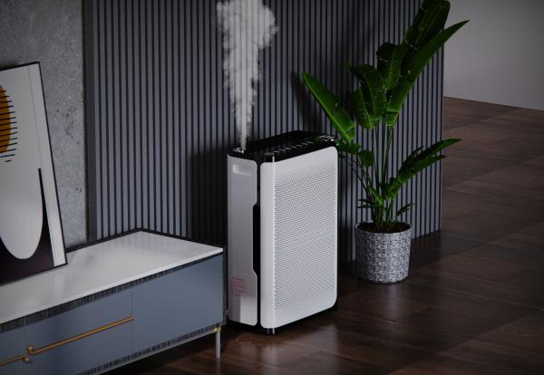 Hepa Filter Home Air Purifier With 2.3L Spray Humidification