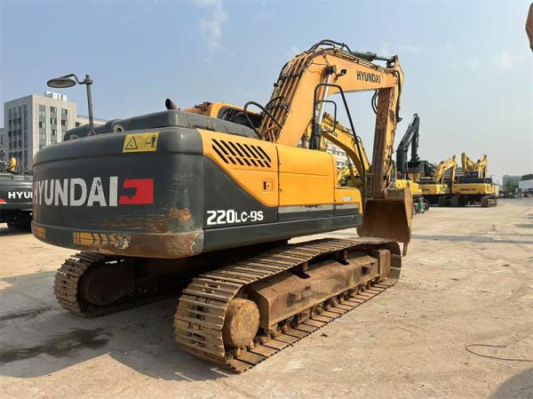 Original Paint Used Hyundai R220LC-9S Excavator Secondhand Hyundai 220 Crawler Excavator
