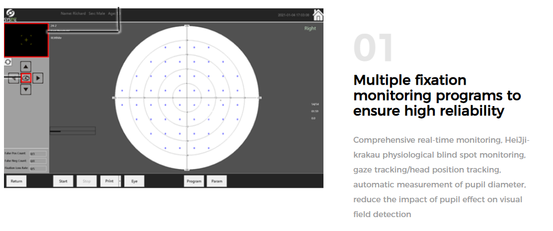 Больничная автоматизированная периметрия Goldmann III 240V 50Hz