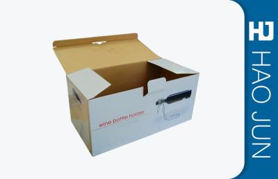 Cardboard Storage Boxes For Wine Custom Printed Corrugated Boxes With Handle