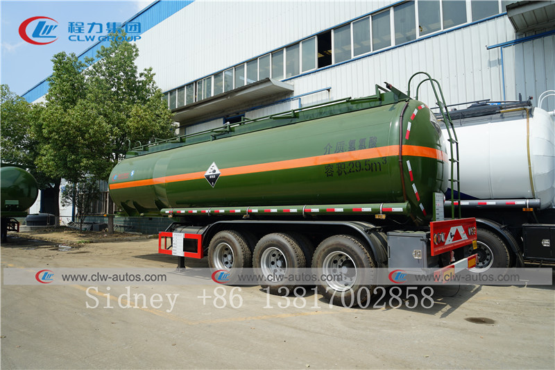 36cbm Q345 слабый стальной жидкостного амиака топливозаправщика трейлер Semi