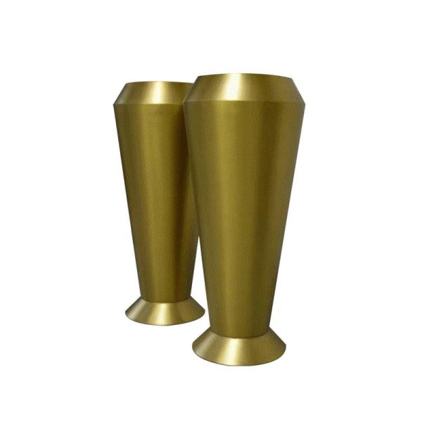 Real Flower And Artificial Flower 430 Stainless Steel Planter for festivity