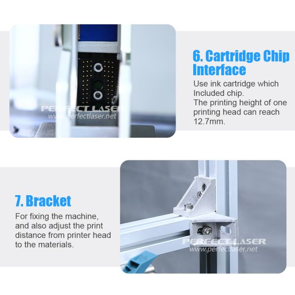 12.7 мм струйный принтер Промышленная печатная машина Переменная дата печати Онлайн струйный принтер