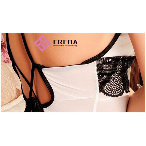 The Stretch Lace Adjustable String Babydoll Lingerie Dress Supplier