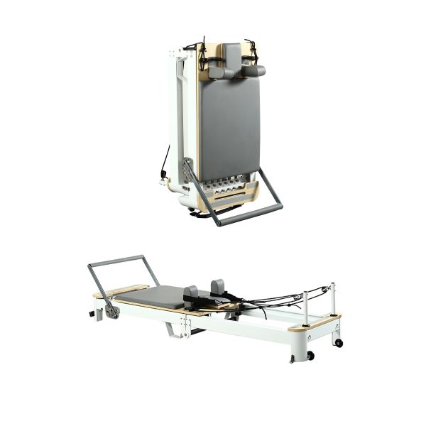 Pec Fold Aluminum Reformer U+PL019S Space Saving Rolling Ergonomic Cushioned