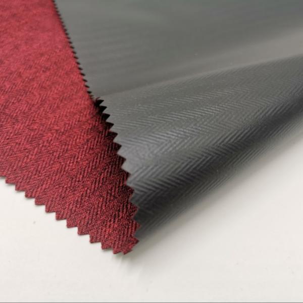 Tissu cationné 300D 1000 mètres Tissu revêtu en PVC de différentes couleurs