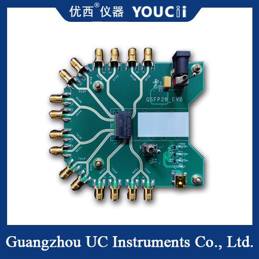 QSFP28 EVB Active Module Performance Evaluation Test Board QSFP+