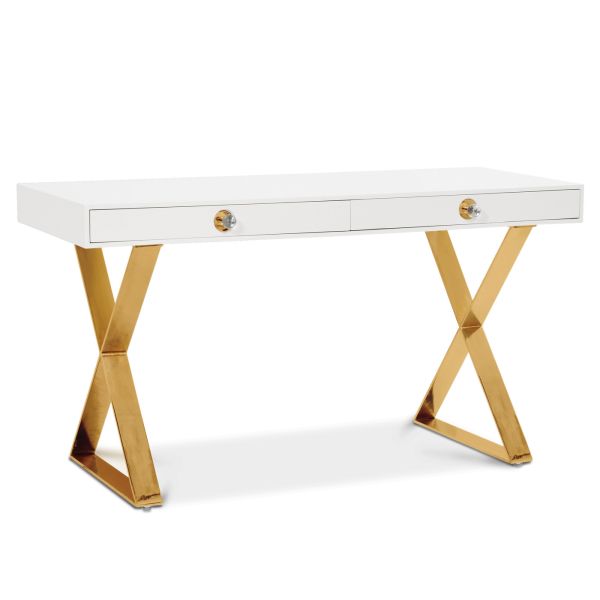 CHANNING Living Room Table Sets For Living Room Or Office Room With Wooden Top