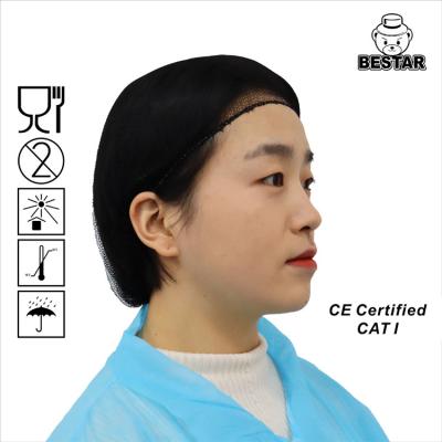 Colorful Nylon Disposable Nonwoven Cap Hairnet For Surgery