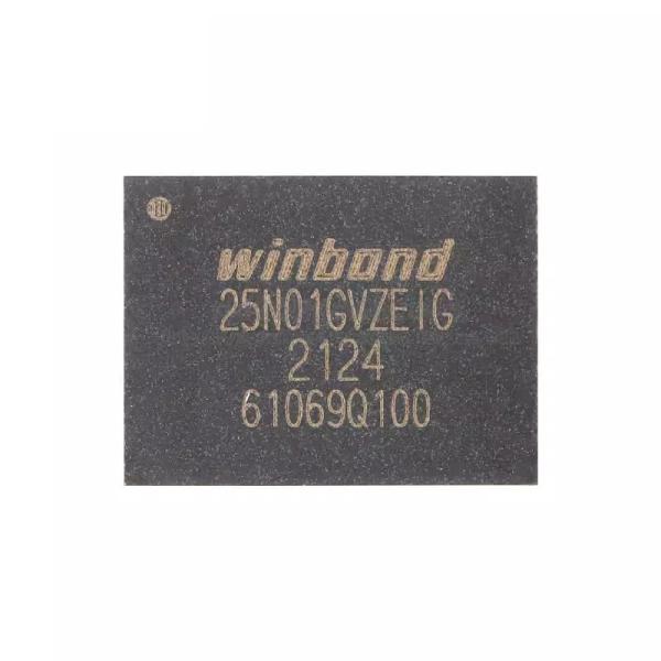 128MB 104MHz Spi Nor Flash Programmer 8-Bit Chip W25N01GVZEIG