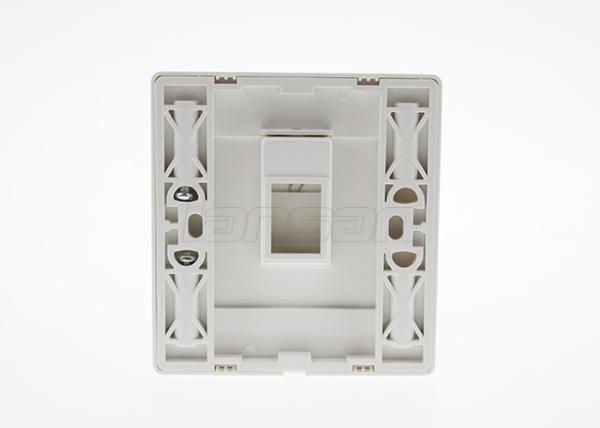 Two Port Wall Outlet RJ45 Network Patch Panel Faceplate 86*86 Type UL Approval