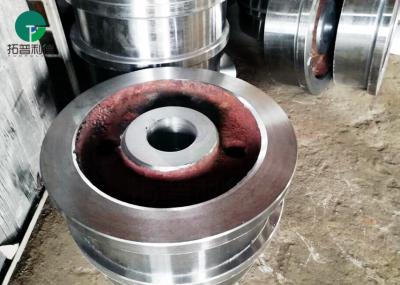 Dia 100-10000mm Customized Transfer Cart Single Rim Railway Cast Steel Rail Wheel For Sale