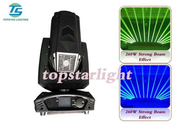 Super Brightness Strong Beam Black Case 260w 10r Sky Beam Light Double Prisms sharpy moving head light