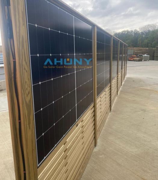 Vertical Bifacial Solar Fencing System Power Plant Solar PV Module for Home Agriculture Swimming Pool