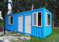Casa residencial do recipiente da casa pré-fabricada de 20FT com a janela à prova de balas moderada