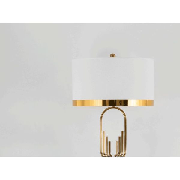 Creative U Shape Metal Tubular Floor Lamp Phnom Penh Lampshade Gold Floor Lamp(WH-MFL-24)