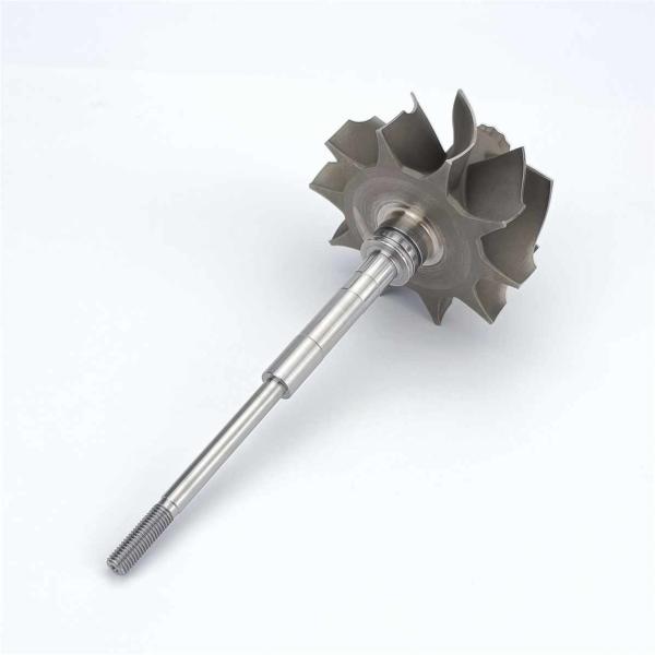 MS-TECH Turbo GTW38 eixo de roda da turbina 713215-4 FOR 841691-0003 Turbo Ind 74.17mm Exd 64.56mm lâminas 5+5