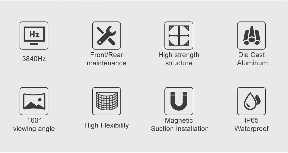 Portable LED Display P1.95 P2.5 P2.604 P2.98 P3.91 Indoor Rental Modular LED Video Walls