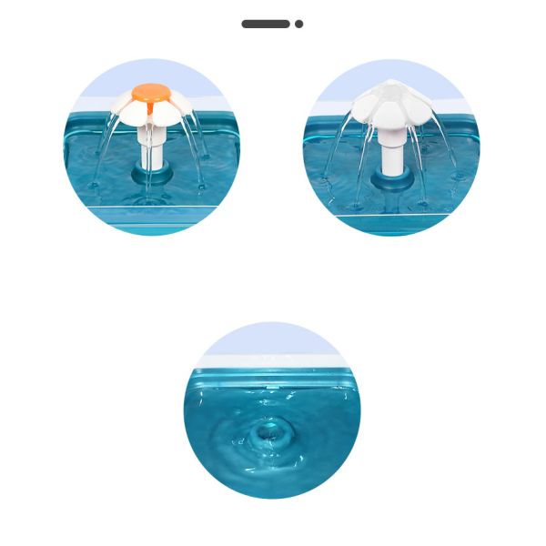 Pet Bowls Feeders Drinker Automatic Cat Water Dispenser Drinking Fountain Length cable