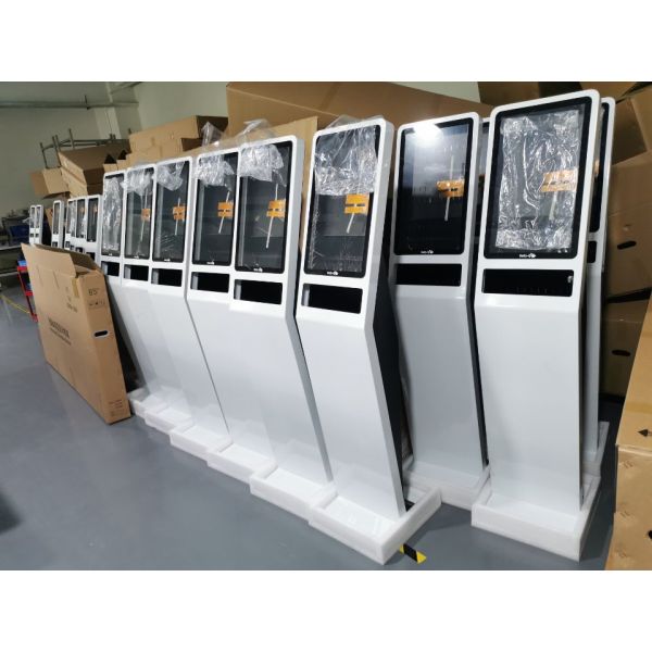 киоск LCD экрана касания 300cd/m2 19in с фискальной машиной Pos