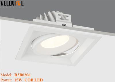 25 Deg Tiltable 15W LED Spot Downlights , IP54 Dimmable Led Spotlights Bathroom