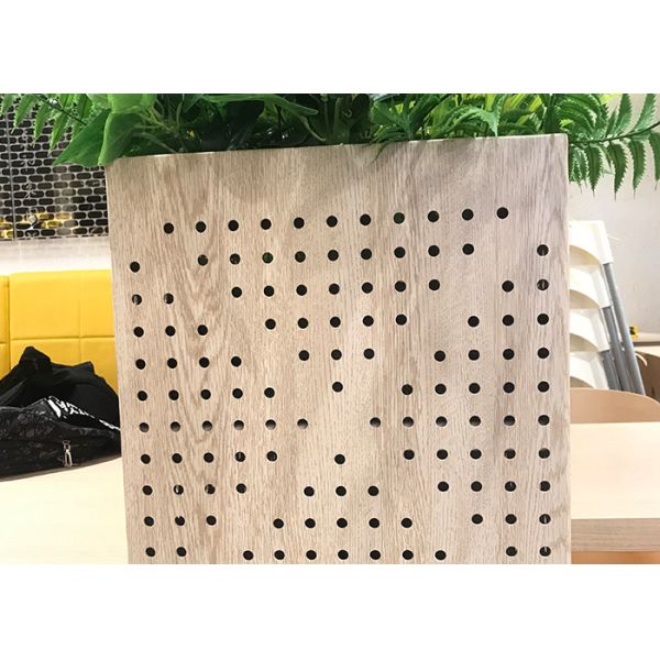 12mm Melamine Mdf Perforated Board For Gondola Shelving Furniture