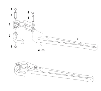 Каркас стержня аксессуаров ключа трубки HQ PQ BQ NQ наружный сверля наружный