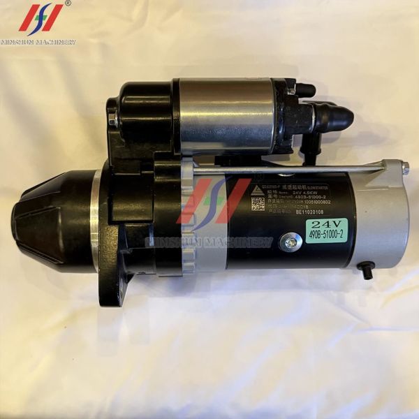490B-51000-2 Starter Motor 24V 4.KW For 490 Series Diesel Engines