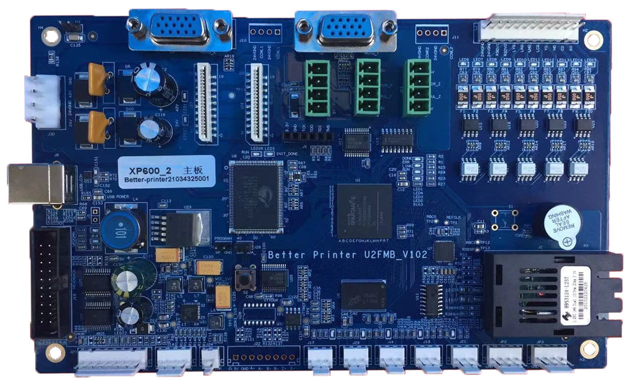 Система струйного принтера головы двойника USB2.0 XP600 УЛЬТРАФИОЛЕТОВАЯ планшетная