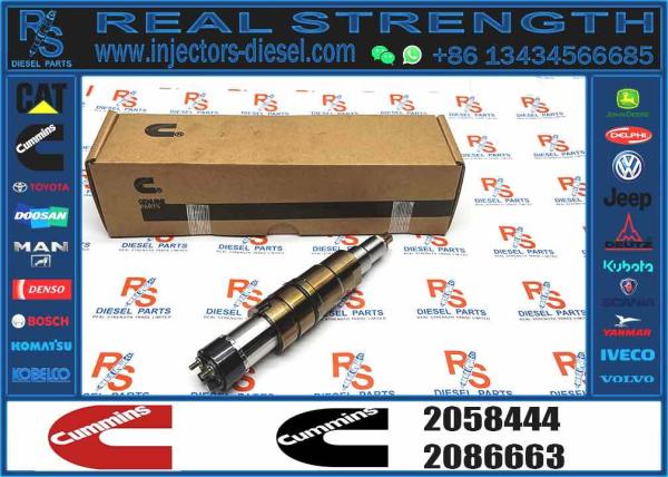 2058444 para el motor Cum Mins Sca Nia Fábrica de motores diesel mayorista Assy Partes de motores de automóviles Diesel Inyector de combustible de ferrocarril común