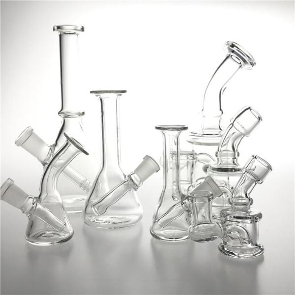 10mm 14mm Mini Female Glass Bong Pyrex Hookah Oil Rigs Smoking