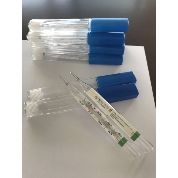 Customized Support Baby/Adult Glass Mercury-Free Thermometer Celsius Fahrenheit