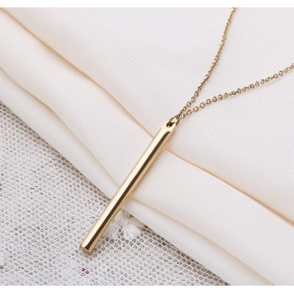 Fashion Stainless Steel Jewelry Pendants Gold Necklaces Gift Sweater Fashion Necklace